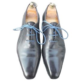 Berluti Richelieu 9 43 without shoe trees very good condition patinated scrito Grey