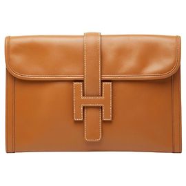 Bolsa Clutch Jige PM da Hermès Marrom