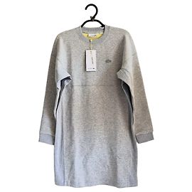 Vestido de sudadera gris Lacoste Gris
