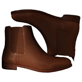 Bottines Chelsea Brylee de Lauren Ralph Lauren Marron