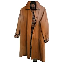 Autre Marque Classic trench coat with checked lining Brown Multiple colors