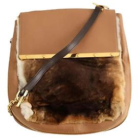Borsa a tracolla Christian Louboutin in pelle marrone Marrone