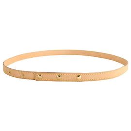 Louis Vuitton Brauner Ledergürtel Braun