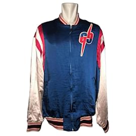 Gucci Bomberjacke Weiß Rot Blau