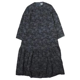 Autre Marque Robe Jacquard Coupée Margaret Ballsey Bleu Bleu Marine