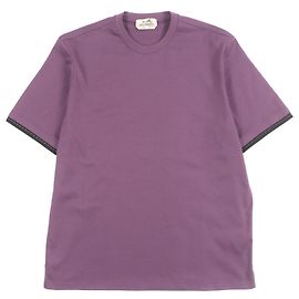 Camiseta de algodão Hermès Roxo