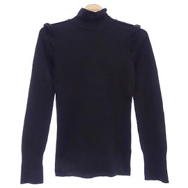 Top de punto Burberry London Negro