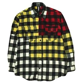 Autre Marque Camicia in flanella PATCH WORK di Liam Hodges Multicolore