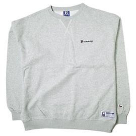 Autre Marque Sudadera de algodón con bordado de logo Danke Schon 24SS Gris