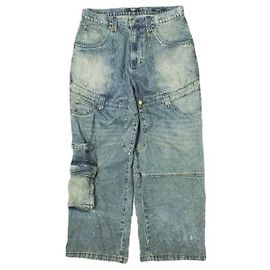 Autre Marque Pantalones de denim COLOSSUS FIT de Jaded London Azul