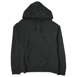 Autre Marque Crepuscule Sweat Parka aus Baumwolle Schwarz