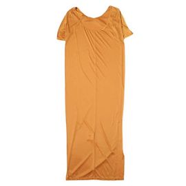 Autre Marque PERVERZE Lange Kleid aus Polyester Orange