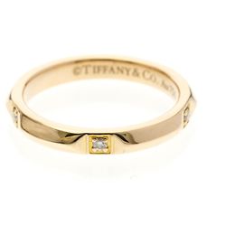 Tiffany & Co Anel de diamante Tiffany Trueband em ouro rosa Dourado
