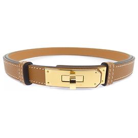 Hermès Hermes Kelly 18mm Gürtel Braun