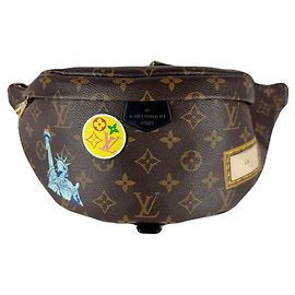 Louis Vuitton Monogram Macassar Bauchtasche Braun