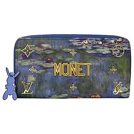 Portefeuille Long Bleu Louis Vuitton Bleu