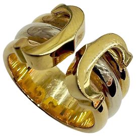 Anello 2C tricolore di Cartier D'oro