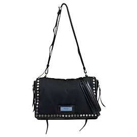 Borsa a Spalla Prada Etiquette in Nero Nero Altro