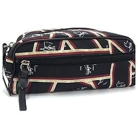 Bolsa Clutch Blaster Christian Louboutin Preto Branco Vermelho