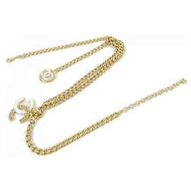 Cinturón Chanel AB8377B08186 Dorado Metálico