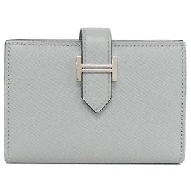 Hermès Béarn Epsom Kartenetui Blau