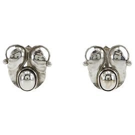 Autre Marque Georg Jensen Silver 925 Earrings Silvery