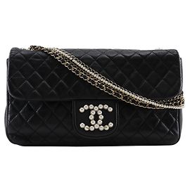 Chanel Westminster Lambskin Shoulder Bag Black