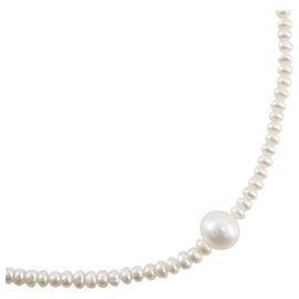 Autre Marque Collier en perles pour bébé Blanc