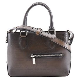 Bolsa 2 em 1 em couro Scritto Caligraphy Toujours Gulliver da Berluti Marrom Bronze
