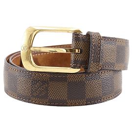 Cinto Damier Sangle Ellipse Louis Vuitton Marrom