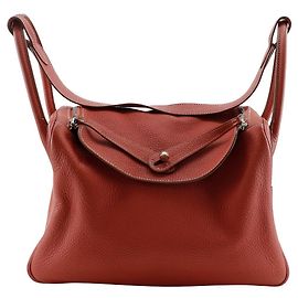 Hermès Hermes Lindy Togo 2way bag Orange
