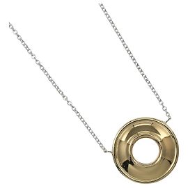 Tiffany & Co Collana Tiffany Magic Circle in Argento 925 e Oro 750 Argento