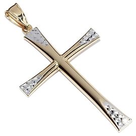 Autre Marque Pendente a croce Au750 D'oro