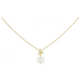 Autre Marque Collier en diamant Au750 Doré