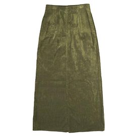 Autre Marque GONNA LUNGA IN VELLUTO BEAUTY&YOUTH UNITED ARROWS Verde Verde oliva