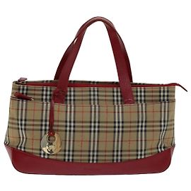 Burberry Nova Check Handbag Nova Check Canvas Beige