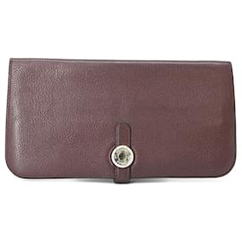 Hermès HERMES Dogon Long Wallet Brown