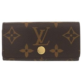 Louis Vuitton Monogram Multicles 4 Key Case Brown Monogram