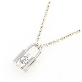 Collar Péndulo Silver Lockit Louis Vuitton Plata