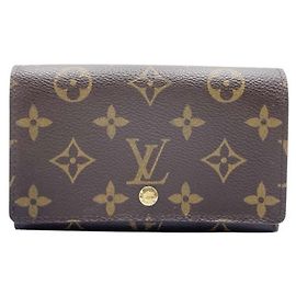 Billetera Bifold Monogram Louis Vuitton Castaño