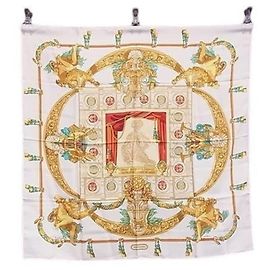 Bufanda de seda Hermès Carre 90: Homenaje a Charles Garnier Multicolor