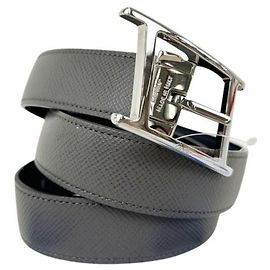 Cinto Cartier Tank Assimétrico Marrom Azul marinho