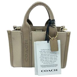 Borsa tote mini beige Coach Beige