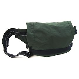 Bottega Veneta Body Bag Black Dark green