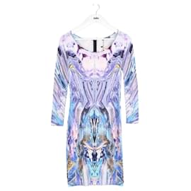 Alexander Mcqueen Blaue Kleid Blau