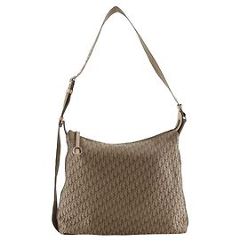 Bolsa de Ombro em Lona Trotter Dior Bege