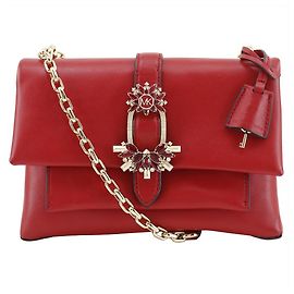 Borsa a Spalla in Pelle CECE di Michael Kors Rosso