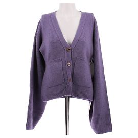 Khaite Cardigan violet en cachemire Violet