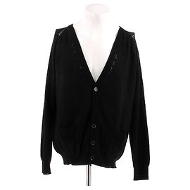 Dior Cárdigan negro de lana Negro