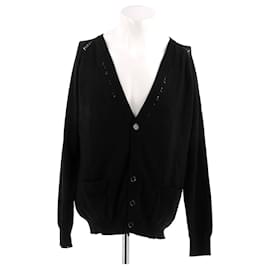 Dior Schwarzer Wollcardigan Schwarz